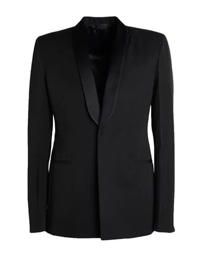 Givenchy Man Blazer Black Size 40 Wool, Silk, Polyester