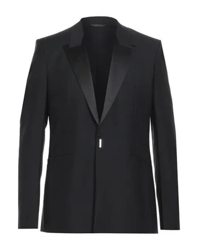 Givenchy Man Blazer Black Size 42 Wool, Mohair Wool