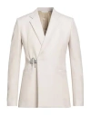 Givenchy Man Blazer Cream Size 34 Wool In White