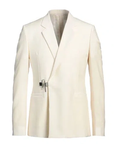 Givenchy Man Blazer Ivory Size 40 Wool, Mohair Wool In White