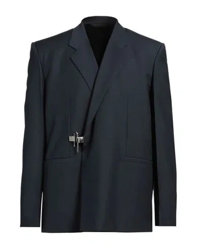 Givenchy Man Blazer Navy Size 42 Wool, Mohair Wool