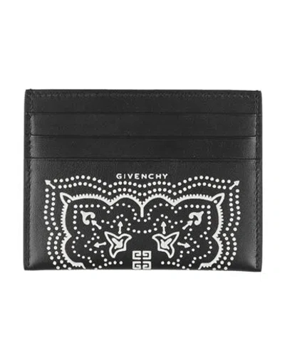 Givenchy Man Cardholder Black Size - Calfskin