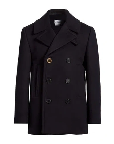 Givenchy Man Coat Navy Size 40 Wool In Black