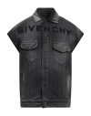 Givenchy Man Denim Outerwear Black Size L Cotton In Black