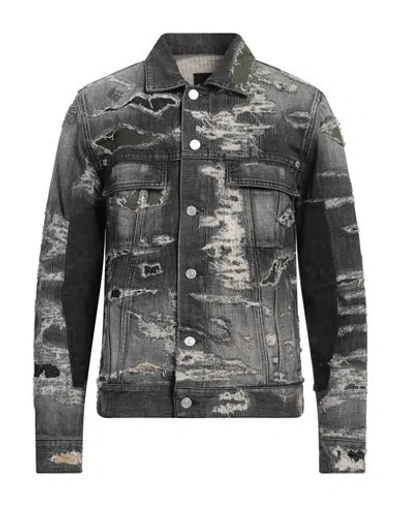 Givenchy Man Denim Outerwear Black Size M Cotton