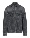 Givenchy Man Denim Outerwear Black Size Xl Cotton In Gray