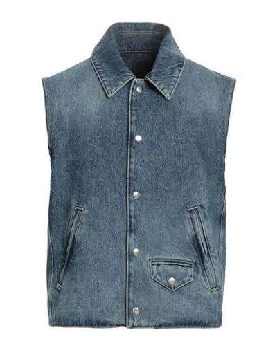 GIVENCHY GIVENCHY MAN DENIM OUTERWEAR BLUE SIZE L COTTON