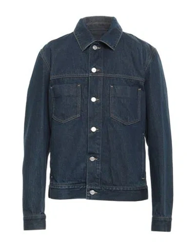 Givenchy Man Denim Outerwear Blue Size M Cotton