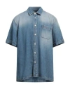 Givenchy Men Denim Shirt In Blue