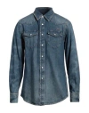 Givenchy Straight Denim Shirt In Blue