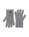 Givenchy Man Gloves Grey Size Onesize Wool, Cashmere In Grey