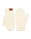 Givenchy Man Gloves Ivory Size Onesize Wool, Polyamide, Elastane In White