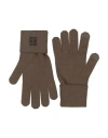 Givenchy Man Gloves Military Green Size Onesize Wool In Green