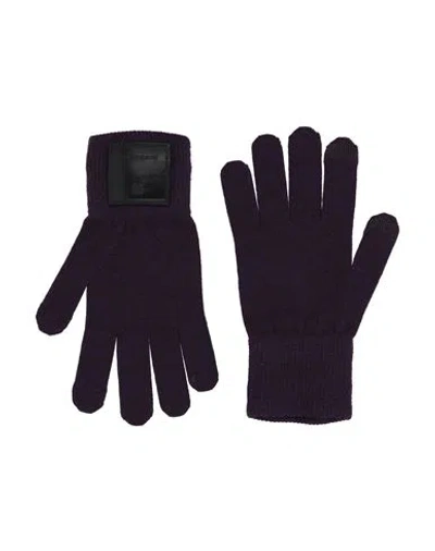 Givenchy Man Gloves Purple Size Onesize Wool