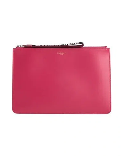 Givenchy Man Handbag Fuchsia Size - Calfskin In Pink