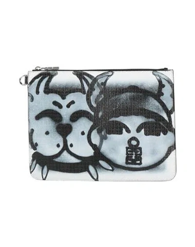 Givenchy Man Handbag Grey Size - Calfskin