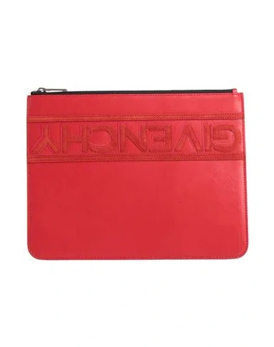 Givenchy Man Handbag Red Size - Calfskin