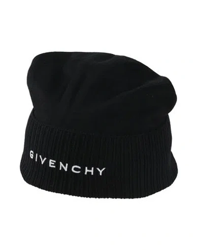 Givenchy Man Hat Black Size Onesize Wool In Black