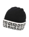 Givenchy Man Hat Black Size Onesize Wool, Cashmere