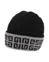 Givenchy Man Hat Black Size Onesize Wool, Cashmere In Black