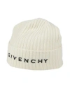 Givenchy Man Hat Cream Size Onesize Wool, Cashmere In White