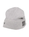 Givenchy Man Hat Light Grey Size Onesize Wool, Cashmere
