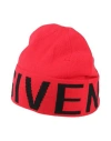 Givenchy Man Hat Red Size Onesize Wool In Red