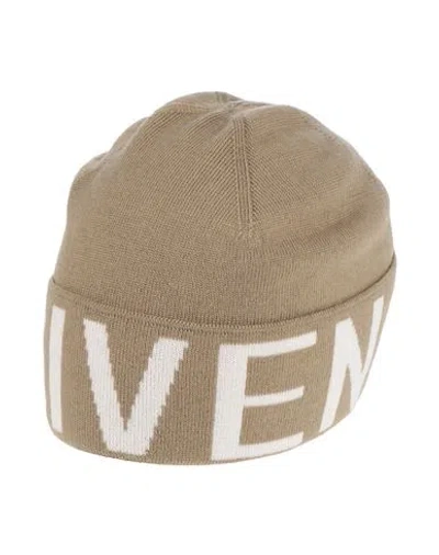 Givenchy Man Hat Sage Green Size Onesize Wool In Sage Green