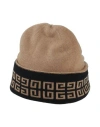 Givenchy Man Hat Sand Size Onesize Wool, Cashmere In Beige