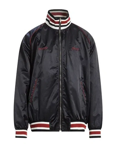 Givenchy Man Jacket Midnight Blue Size 42 Polyamide In Black