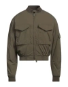 GIVENCHY GIVENCHY MAN JACKET MILITARY GREEN SIZE 42 COTTON, POLYESTER