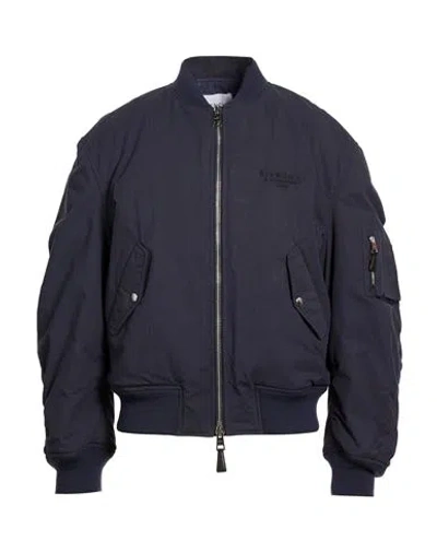 Givenchy Blue Cotton Twisted Arms Bomber