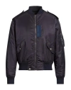 Givenchy Man Jacket Navy Size 40 Polyamide In Blue