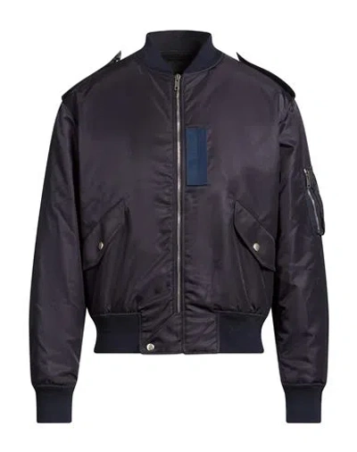 Givenchy Man Jacket Navy Size 40 Polyamide In Blue