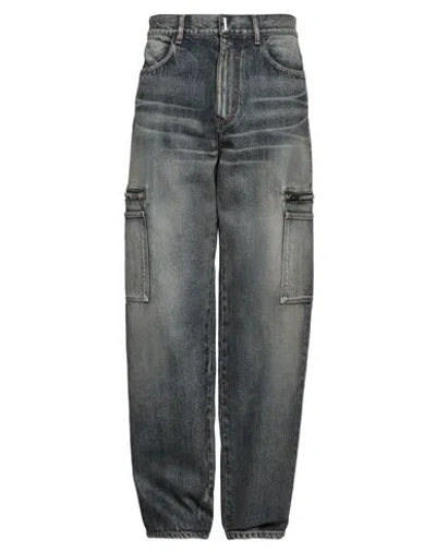 Givenchy Man Jeans Blue Size 31 Cotton In Gray