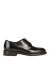 Givenchy Black Leather Lace-up Shoes In Black