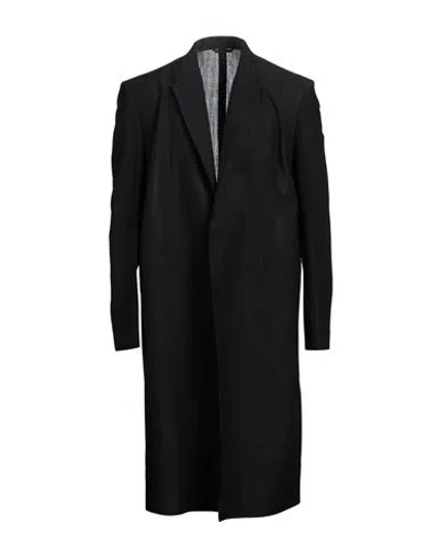 Givenchy Man Overcoat & Trench Coat Black Size 42 Wool, Mohair Wool