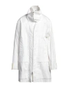 Givenchy Man Overcoat & Trench Coat White Size 42 Cotton In White