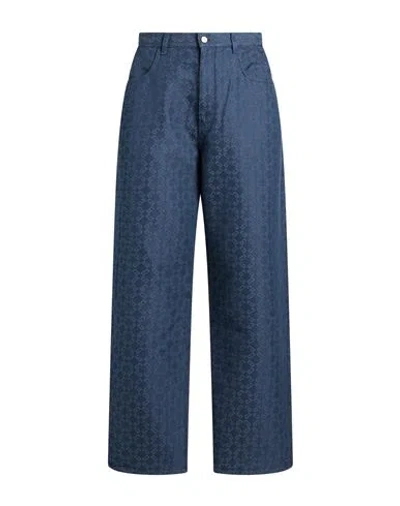 Givenchy Man Pants Blue Size 30 Cotton, Polyester