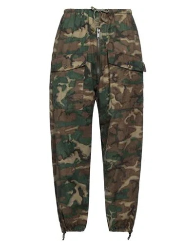 Givenchy Pantaloni Camouflage In Green