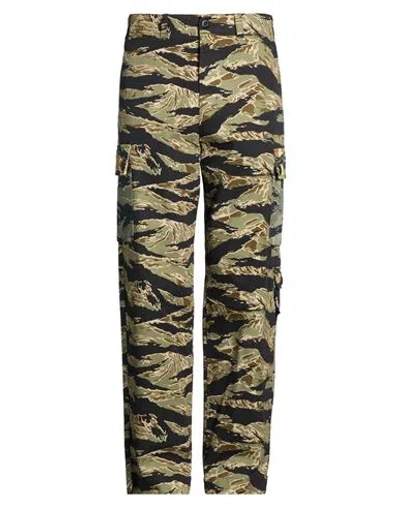 Givenchy Man Pants Military Green Size 36 Cotton In Multi