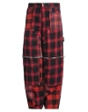 Givenchy Man Pants Red Size 34 Cotton In Multi