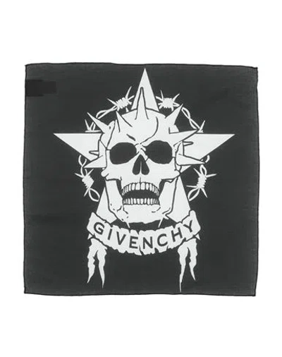 Givenchy Man Scarf Black Size - Cotton