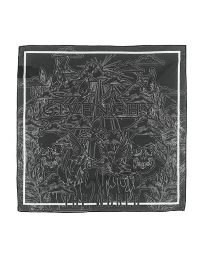 Givenchy Man Scarf Black Size - Cotton