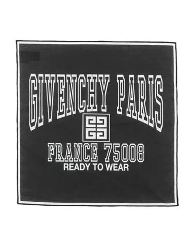 Givenchy Man Scarf Black Size - Cotton