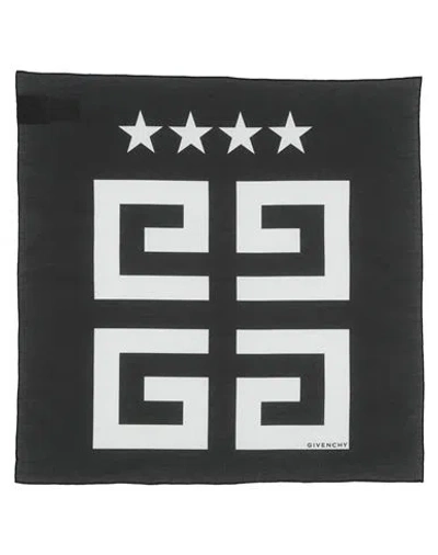 Givenchy Man Scarf Black Size - Cotton