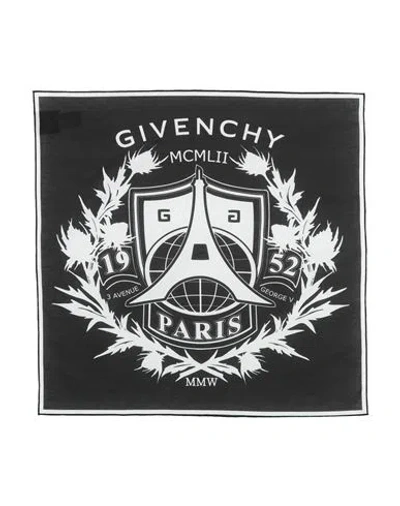 Givenchy Man Scarf Black Size - Cotton