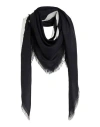Givenchy Man Scarf Black Size - Modal, Cashmere In Black