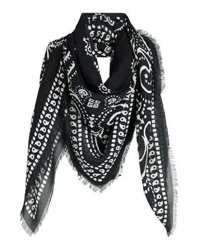 Givenchy Man Scarf Black Size - Modal, Cashmere