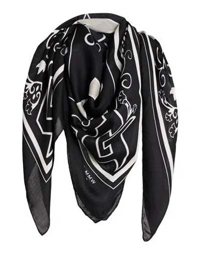 Givenchy Man Scarf Black Size - Modal, Cashmere In Multi